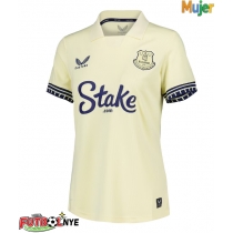 Camiseta Everton Vitaliy Mykolenko #16 Visitante Equipación para mujer 2025-26 manga corta